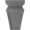 Ekena Millwork 5"W x 5 3/4"D x 10"H Medium Nevio Wood Vintage Decor Corbel, Pebble Grey CORWD05X05X10NEPG - alternate 3